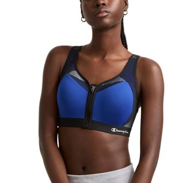Imagem de Champion Sutiã esportivo feminino, controle de movimento, zíper de alto impacto, sutiã sem aro para mulheres, Surfe na Web, 36B