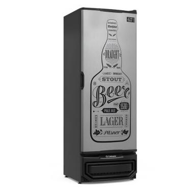 Imagem de Cervejeira Gcb-40 Gw Ti 410 Litros Porta Cega Tipo Inox 127V - Gelopar
