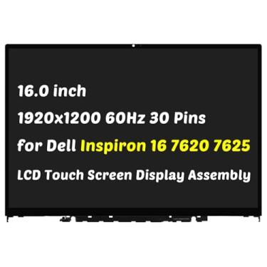 Imagem de HOULISE Substituição de 40.6 cm para Dell Inspiron 16 7620 7625 2 em 1 (P119F P119F001) 0K9G5V K9G5V 1920x1200 30 pinos LCD LED Screen Display Assembly (não para Dell Inspiron 16 Plus)