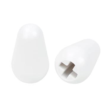 Imagem de Banworks Guitarras 5-Way Switch Tip Imperial 4,9 mm (3/40.6 cm) Captador Seletor Captador Captador Caps Switch Knob para EUA Fender Stratocaster Strat Telecaster Tele Guitarras Elétricas Pacote com 2