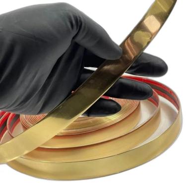 Imagem de Fita Metalizada Autocolante Revestimento Decorativo 1 Metro