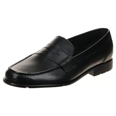 Imagem de Rockport Mocassins masculinos Classic Penny, Preto 2, 14 EUA, Preto 2, 14