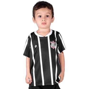 Imagem de Camiseta Infantil Corinthians Preta - Torcida Baby