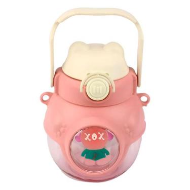 Imagem de Garrafa Infantil Orelhinha de Gatinho Rosa 950ml R3586 - BBR Toys - BB