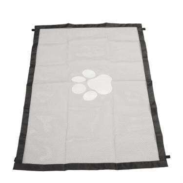 Imagem de aqxreight Portão de Cachorro Dobrável para Portas e Escadas - Cerca de Guarda de Animais para Uso Interno, Design Seguro, Encaixa Portas Padrão (Pequeno)