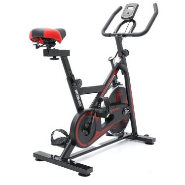 Imagem de Bicicleta Spinning Bike Ergometrica Semi Profissional 120kg Ciclo Computador Digital Lcd Roda Inercia 13kg Fitness