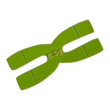 Imagem de Aymzbd Auxílio para Treinamento de Peso de Raquete de Tênis, Dispositivo para Adicionar Peso de Raquete, Treinamento Profissional para Jovens, Força de Braço, Amarelo Fluorescente