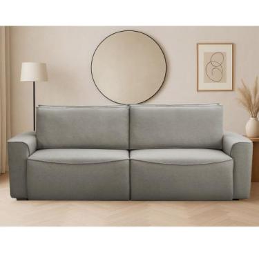 Imagem de Sofá 3 Lugares Retrátil Reclinável 210cm Veludo Nobile Ferguile, Velud