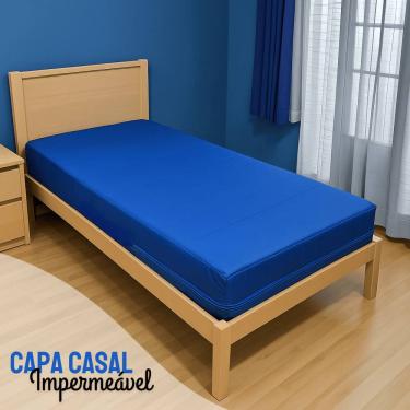 Imagem de Capa Impermeável Para Colchão casal feita em napa hospitalar