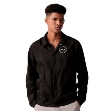 Imagem de Jaqueta Fila Union Classics Masculina - Preto M, Preto, M
