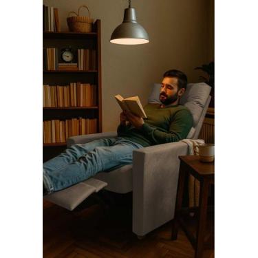 Imagem de Poltrona Reclinavel Do Papai e Mamãe Monica - Silverio Decor, Capuccin