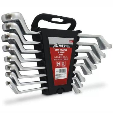 Imagem de Jogo de Chaves Estrela CrV Fosco 6x22mm 8 Peças - 153329 - MTX