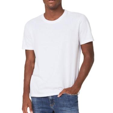 Imagem de Camiseta Masculina Hering 201, Branco, P