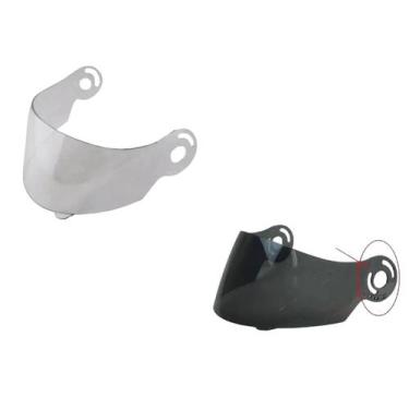 Imagem de Viseira Capacete Taurus Zarref V3 - Fumê+Cristal UV - Polivisor