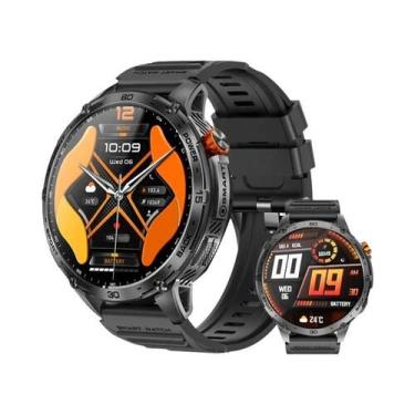 Imagem de Relógio Inteligente Esportivo Masculino 1.75" Com Lanterna LED, Bateri