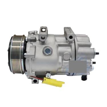Imagem de Compressor de ar condicionado SD7C16 compatível com Peugeot 307 308 3008 compatível com Citroen C4 9651911380 9656483380 9659876080 9671334780 9684960580 6453RV 6453RW