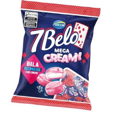 Imagem de Bala Mastigável 7 Belo Mega Creamy - Recheada | Arcor 500g