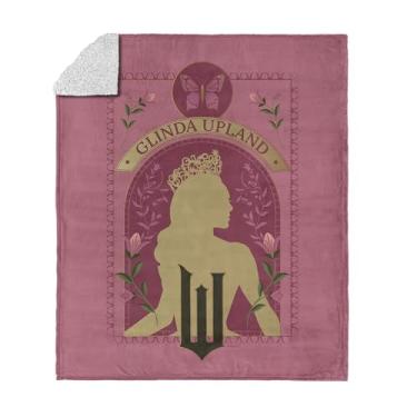 Imagem de Cobertor de lã de ovelha Wicked Glinda Upland com toque de seda 127 x 152 cm