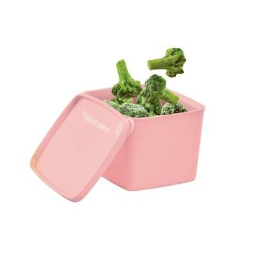 Imagem de Tupperware Jeitoso 800ml Rosa Algodão Doce - Organizador Empilhável