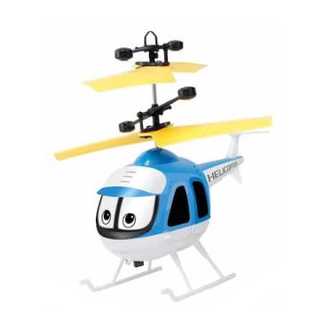 Imagem de Brinquedo de helicóptero voador com sensor de movimento e luzes LED - 