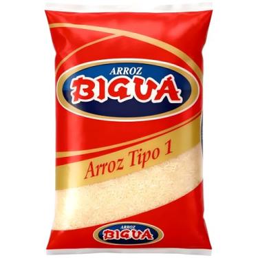 Imagem de Arroz Branco 5kg Tipo 1 Longo Fino Biguá Alimentos