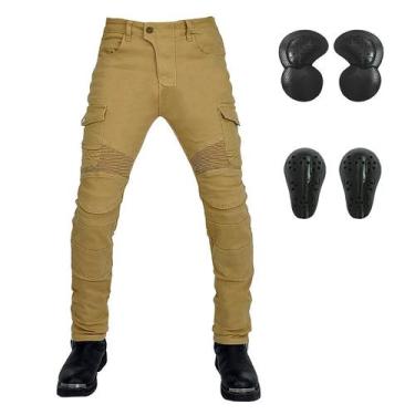 Imagem de Calças de motocicleta LOMENG Motorbike Riding Jeans para homens