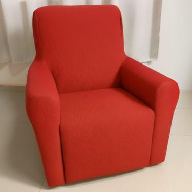 Imagem de Capa Para Poltrona 1 Lugar Coladinha Matelada Ajustável do Papai Amamentação Conforto Protetora (VERMELHO)