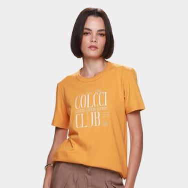 Imagem de Camiseta Colcci 1986 Club Feminina, Laranja, M
