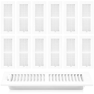 Imagem de Tampas de ventilação Zonon, 12 unidades, 30 x 10 cm, abertura de duto,