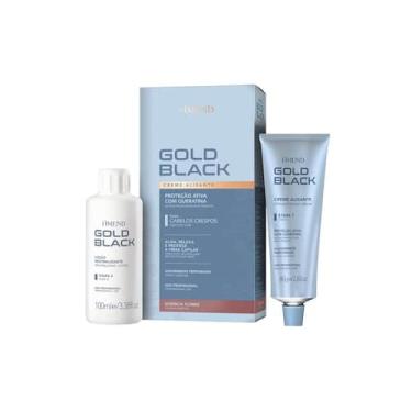Imagem de Kit Creme Alisante Essencia Flores Gold Black - Amend