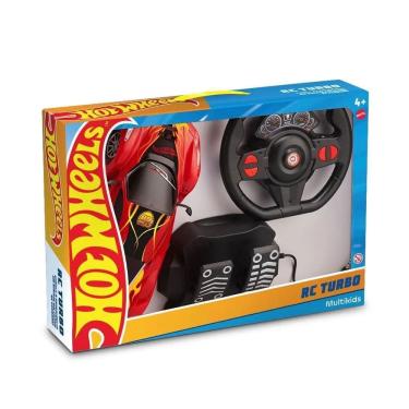 Imagem de Carrinho De Controle Hot Wheels RC Turbo Vermelho Multikids