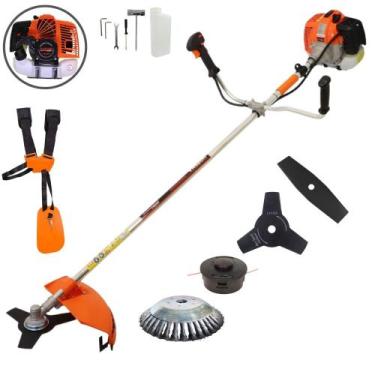 Imagem de Roçadeira Podador de Grama Vulcan VR620H À Gasolina 2 Tempos 62cc 3HP 