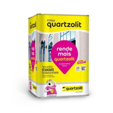 Imagem de Tinta acrilica standard 18l branco neve rende mais quartzolit