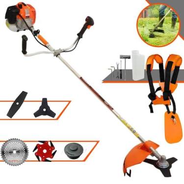 Imagem de Roçadeira Podador de Grama Completa Vulcan VR620H À Gasolina 2T 62cc 3