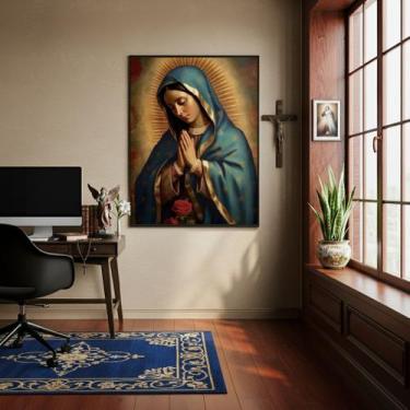 Imagem de Quadro Decorativo Imaculado Coração De Maria - 70x50cm - Quadros On-li