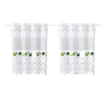 Imagem de Cortina Pia Bando Vitro Formosa Renda Cozinha 1,60x0,80x0,20 - Beija F