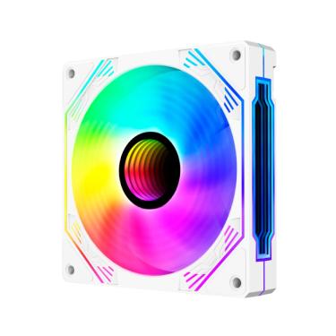 Imagem de Cooler Fan Hayom FC1309 120mm 5V e 12V 12X12CM Branco - FC1309