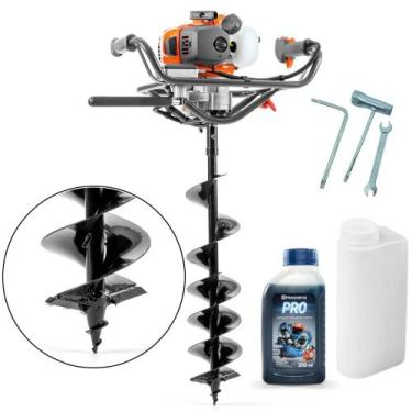 Imagem de Perfurador De Solo Husqvarna 541ea 41,5cc Broca Diametro 20cm e Óleo 2