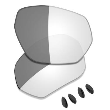 Imagem de SAUCER Lentes de reposição premium e kits de borracha para Oakley Plazma OO9019 | Plazma Asian Fit Óculos de sol de alta defesa - Ativado fotocromático