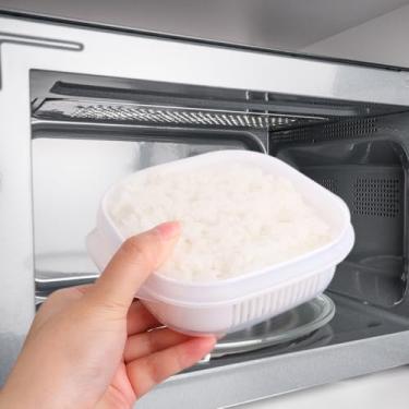 Imagem de Lancheira quantitativa com redução de gordura, aquecimento por micro-ondas, escritório, lancheira com tampa, arroz, salada, caixa de preservação de frutas