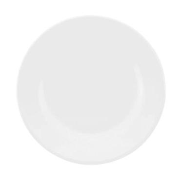 Imagem de Prato Fundo 23cm Sopa Caldo Refeição Com Aba Branco Porcelana Oxford