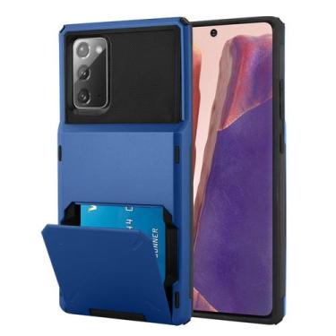 Imagem de Capa tipo carteira Marphe para Samsung Galaxy Note 20 com compartiment