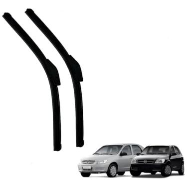 Imagem de Par Palhetas Limpador Chuva Parabrisa Prisma Celta Corsa Classic