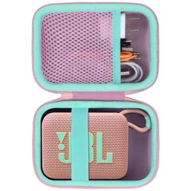 Imagem de Lebakort Capa rígida compatível com alto-falante Bluetooth portátil JBL GO 4 GO 3