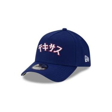 Imagem de BONE NEW ERA 9FORTY A-FRAME SNAPBACK TEXAS RANGERS MLB HYPERFLY AZUL-Masculino