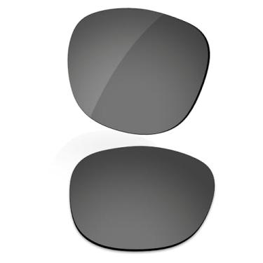 Imagem de LenzReborn Substituição de lente para óculos RayBan Meta Wayfarer RW4008 53 mm AI, transitório, anti-arranhões, fácil de instalar, Preto brilhante - polarizado espelhado, One Size