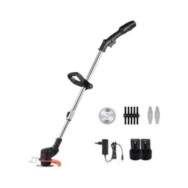 Imagem de Aparador Grama Mato Roçadeira 12V Baterias Recarregáveis Cor