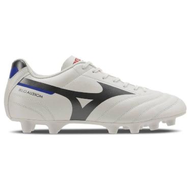 Imagem de Chuteira Campo Mizuno Morelia Club MD - Masculino - Branco-Cinza