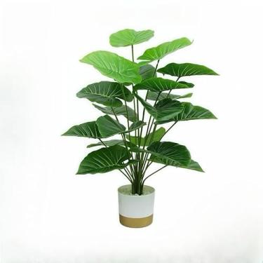 Imagem de Planta Artificial Grande 70cm com Folhagem Decorativa para Sala e Casa(18 folha)