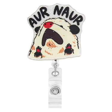 Imagem de Carretel de crachá engraçado clipe retrátil We Listen We Don't Judge Cute Nurse Teacher Coworkers Social Worker Badge Holder Gifts for Women Work Office Jacaré Clip Acessórios para crachá